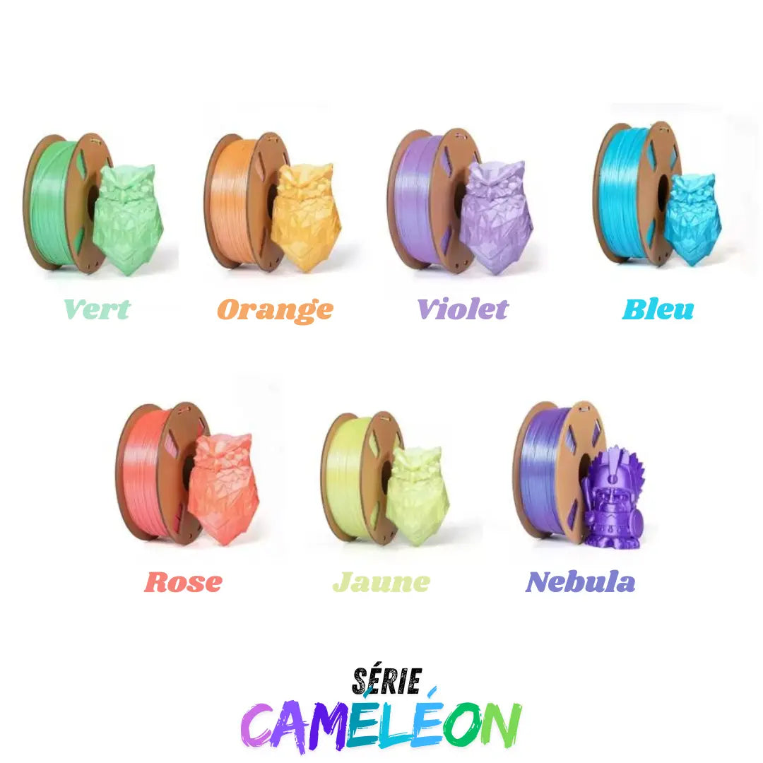 PLA ORANGE CAMÉLÉON 1KG 1,75 MM Jimprime3d